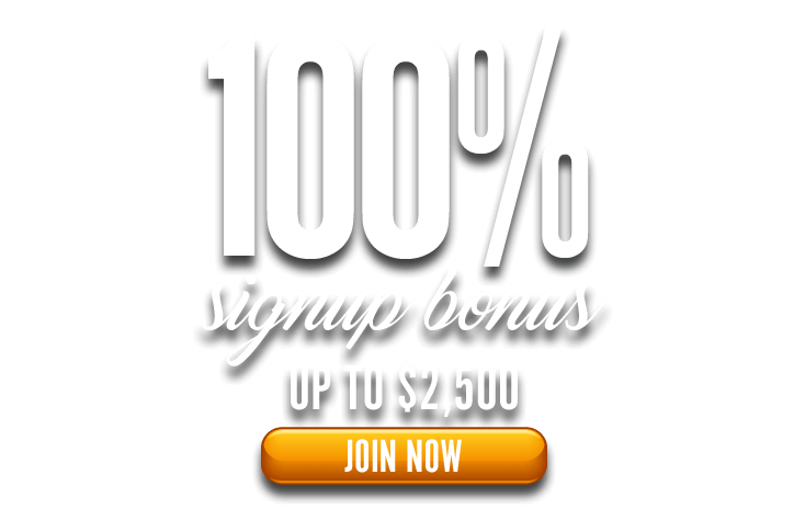 100% Signup Bonus Up To $2,500